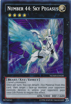 遊戯王カード Card Gallery:Number 44: Sky Pegasus | Yu-Gi-Oh! Wiki | Fandom