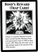 Bond’s Reward