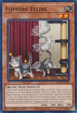 猫 Flipping Feline | Yu-Gi-Oh! Wiki | Fandom