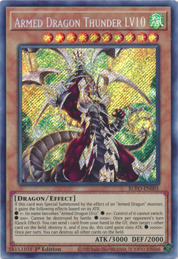 Armed Dragon Thunder LV10 (Starlight Rare) - Blazing Vortex - YuGiOh