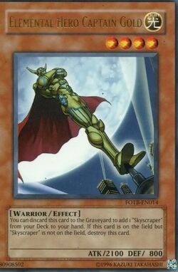 Card Gallery:Elemental HERO Captain Gold | Yu-Gi-Oh! Wiki | Fandom