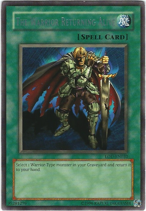 Structure Deck Synchron Extreme Carte Yu-Gi-Oh! The Warrior Returning Alive (SDSE-EN029) - Édition 1ère - Carte Common 1ère édition