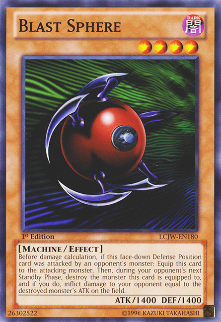 Card Errata Blast Sphere Yu Gi Oh Wiki Fandom