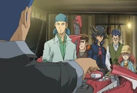 Lenny demands Yusei's .