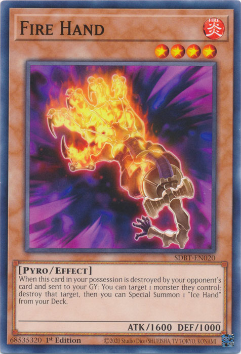 Fire Hand | Yu-Gi-Oh! Wiki | Fandom