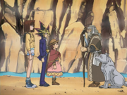Tea and Yami Yugi meet Ironheart (Yu-Gi-Oh! Ep163)