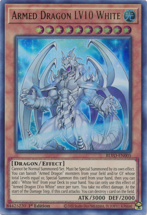 Yugioh Japanese Armed Dragon LV7 Ultimate Rare Horus the Black Flame Dragon  LV4