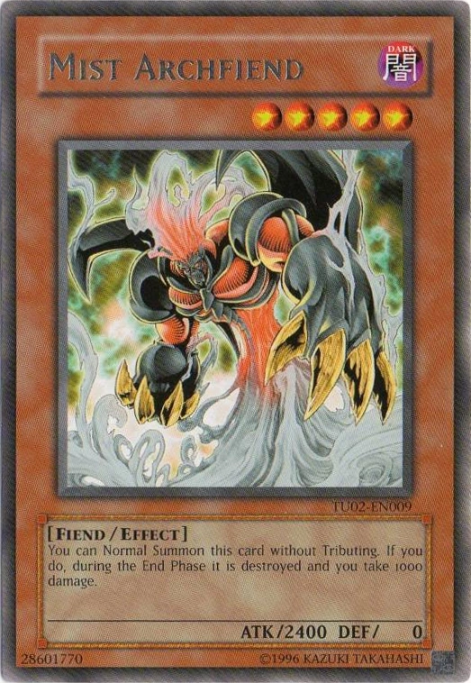 Mist Archfiend YuGiOh! Wiki Fandom
