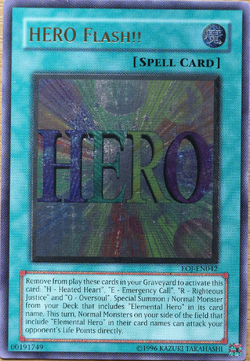 遊戯王　ヒーローフラッシュ！！HERO FLASH 英語版 Elemental HERO Flash - Yugipedia