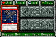 #178 "R.eye B. M. Dragon" Dragon Noir aux Yeux Rouges