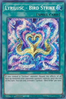 Lyrilusc - Bird Strike | Yu-Gi-Oh! Wiki | Fandom