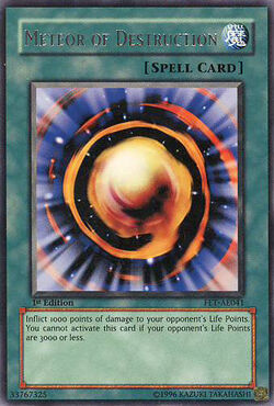遊戯王/UL/アジア版/Flaming　Eternity　FET-AE041[UL]：Meteor of Destruction/デス・メテオ Meteor of Destruction FET-EN041 Flaming Eternity Unlimited