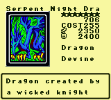 #706 "Serpent Night Dra"