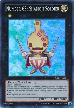 Card Gallery:Number 63: Shamoji Soldier | Yu-Gi-Oh! Wiki | Fandom