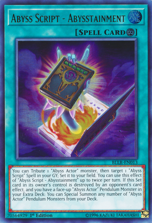 Abyss Script - Rise of the Abyss King, Yu-Gi-Oh! Wiki