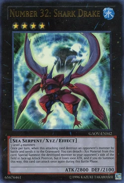 Card Gallery:Number 32: Shark Drake | Yu-Gi-Oh! Wiki | Fandom