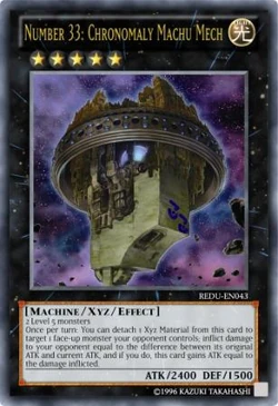 Card Gallery:Number 33: Chronomaly Machu Mech | Yu-Gi-Oh! Wiki
