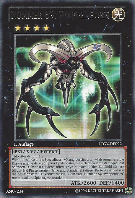 (レア)　呪われた棺('69英) Card Errata:Number 69: Heraldry Crest | Yu-Gi-Oh! Wiki | Fandom