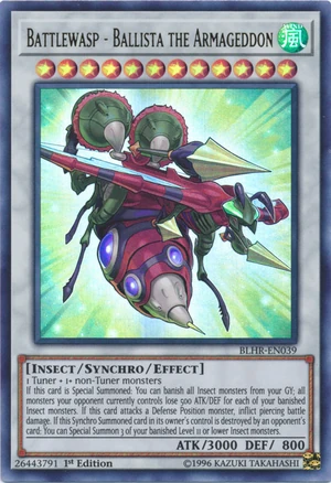 Battlewasp - Ballista the Armageddon | Yu-Gi-Oh! Wiki | Fandom
