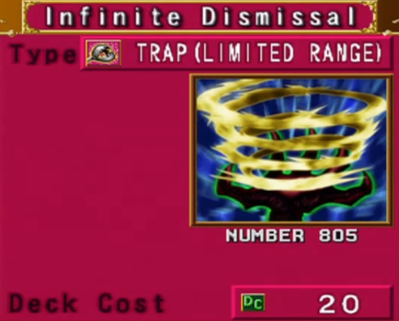 Infinite Dismissal, Yu-Gi-Oh!