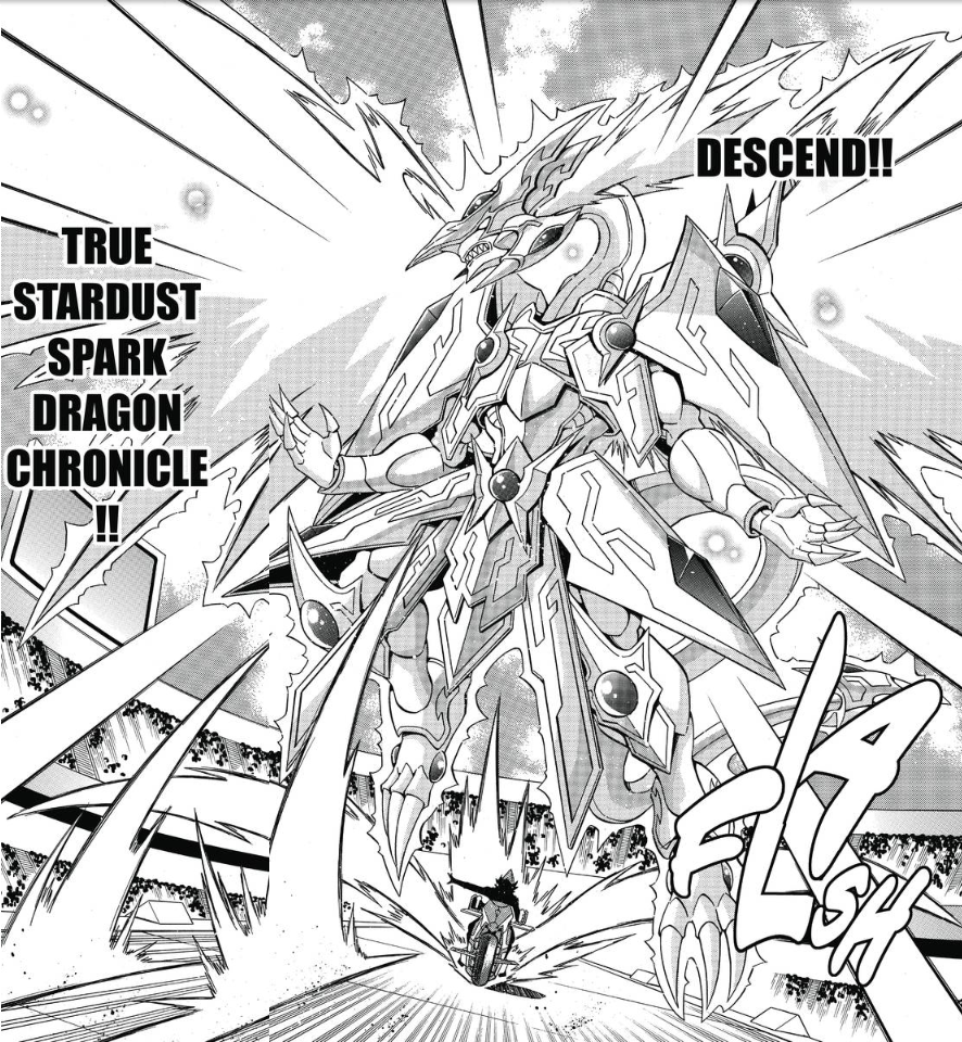 True Stardust Spark Dragon Chronicle Manga Yu Gi Oh Wiki Fandom