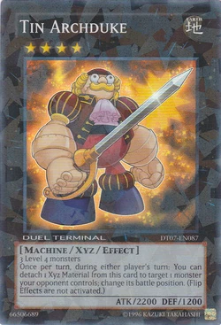 Card Gallery:Tin Archduke | Yu-Gi-Oh! Wiki | Fandom