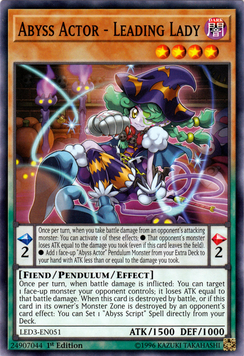 Abyss Actor - Leading Lady, Yu-Gi-Oh! Wiki