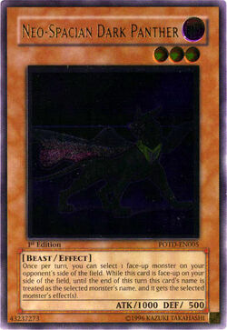 YUGIOH 1ST POTD-EN003 NEO-SPACIAN DARK PANTHER ULTIMATE PSA