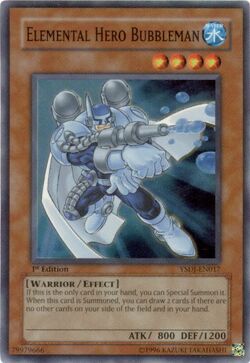 Card Gallery:Elemental HERO Bubbleman | Yu-Gi-Oh! Wiki | Fandom