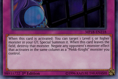 Mekk-Knight Red Moon | Yu-Gi-Oh! Wiki | Fandom