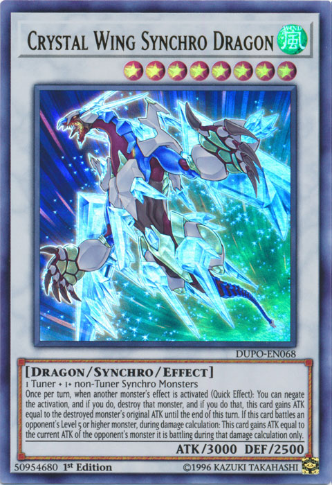 Crystal Wing Synchro Dragon Yu Gi Oh Wiki Fandom Crystal Wing Synchro Dragon Yu Gi Oh Wiki Fandom