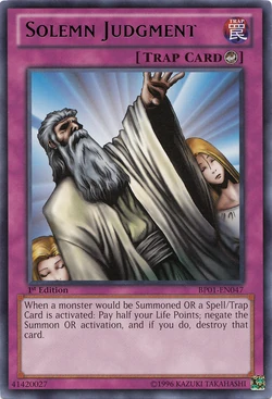 Card Gallery:Solemn Judgment | Yu-Gi-Oh! Wiki | Fandom