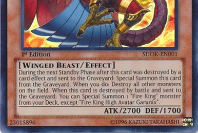 Yu-Gi-Oh! Wiki - Fire King High Avatar Garunix