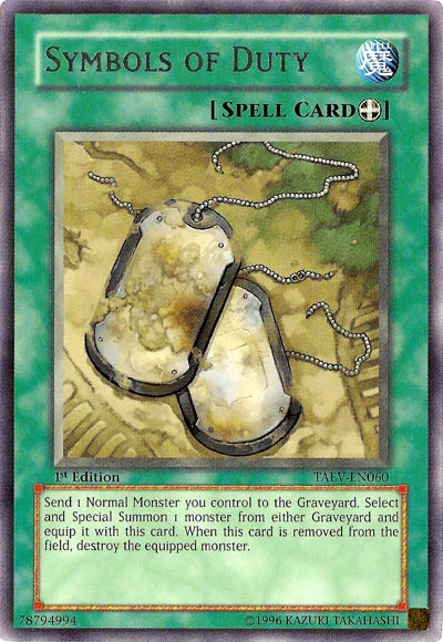 Card Errata:Symbols of Duty | Yu-Gi-Oh! Wiki | Fandom
