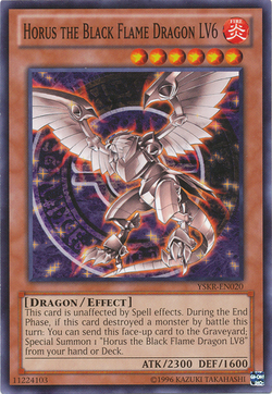 Horus the Black Flame Dragon LV8 (character) - Yugipedia - Yu-Gi-Oh! wiki