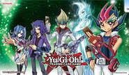 Yu-Gi-Oh! ZEXAL era: Rio Kastle, Reginald Kastle, Kite Tenjo, Astral, & Yuma Tsukumo