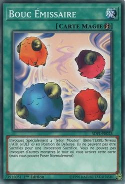 scapegoat yugioh card Amazon.com: Yu-Gi-Oh! - Scapegoat (SDJ-041) - Starter Deck Joey - Unlimited  Edition main image 1