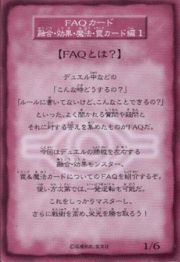 FAQ Card