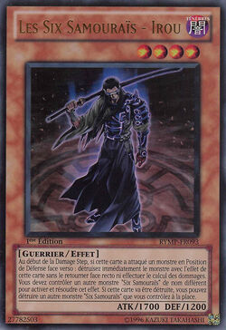 Card Gallery:The Six Samurai - Irou | Yu-Gi-Oh! Wiki | Fandom Card Gallery:The Six Samurai - Irou | Yu-Gi-Oh! Wiki | Fandom