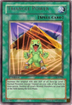 Card Gallery:Triangle Power | Yu-Gi-Oh! Wiki | Fandom