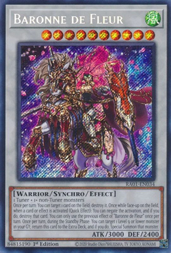 YUGIOH BARONNE DE FLEUR ULTRA RARE LED8 - EN024 SYNCHRO