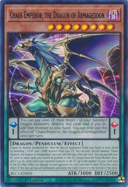 Card Gallery:Chaos Emperor, the Dragon of Armageddon | Yu-Gi-Oh 