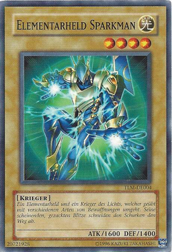 YUGIOH EHC2-EN001 ELEMENTAL HERO SPARKMAN SECRET RARE PSA 10