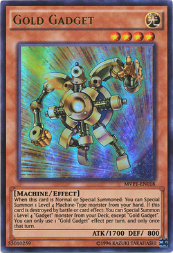 Gold Gadget (anime), Yu-Gi-Oh! Wiki