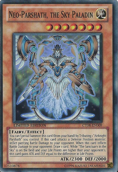 Card Errata:Neo-Parshath, the Sky Paladin | Yu-Gi-Oh! Wiki