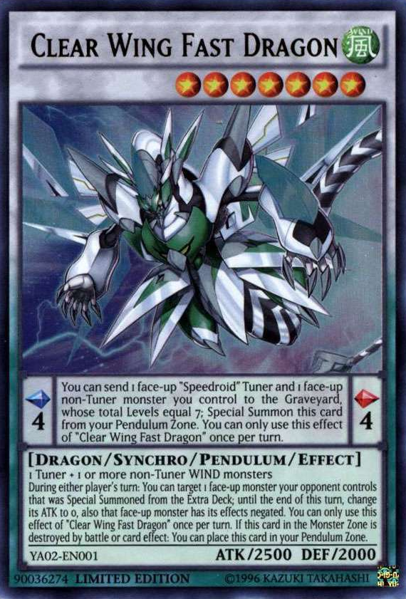 Clear Wing Fast Dragon Yu Gi Oh Wiki Fandom