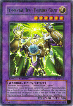 遊戯王OCG デュエルモンスターズ E-HERO THUNDER GIANT TLM-ULTIMATE RARE TLM-KR036] Ultimate Rare 