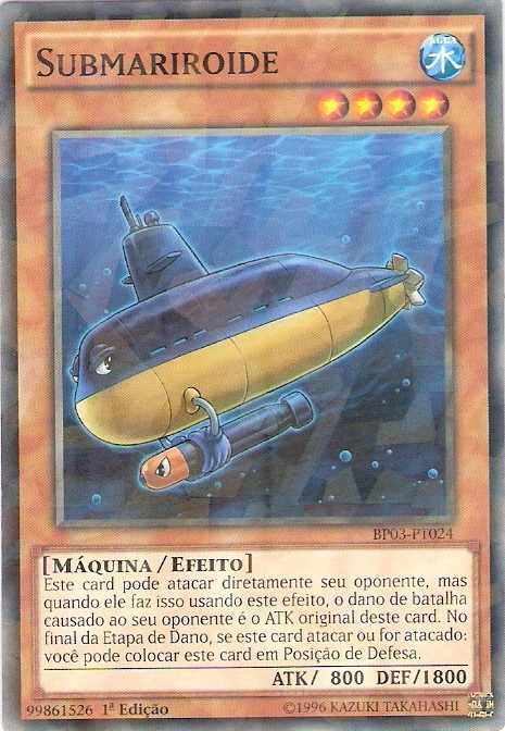 Yu-Gi-Oh! Carta Submarineroid (POTD-EN008) – Power Of The Duelist, Edizione Illimitata, Rara