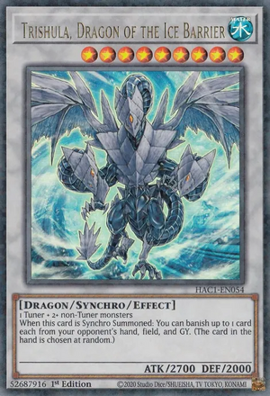 数量は多 of Dragon Trishula, the Fandom | Wiki Yu-Gi-Oh! | Barrier Ice 英語版