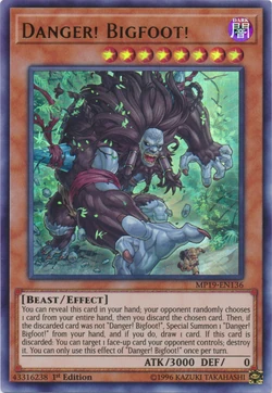Card Gallery:Danger! Bigfoot! | Yu-Gi-Oh! Wiki | Fandom